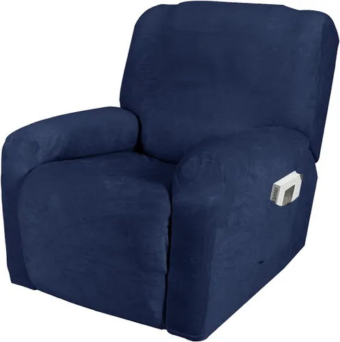 Vista 32 de IMYOGI Fundas para sofá de alta elasticidad de terciopelo para sofá reclinable de 1, 2 y 3 plazas, protector de muebles con parte inferior elástica