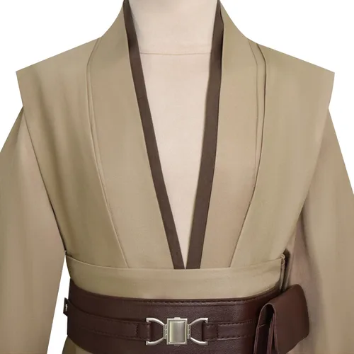 Vista 7 de Forwacos Disfraz de Jedi para niños, disfraz de Anakin, túnica con capucha, disfraz de Halloween, uniforme