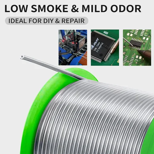 Vista 4 de Lead Free Solder Wire Rosin Core Electrical Solder Wire Fine Alloy Solder Sn99.3 Cu0.7 for Electrical, Electronic, Connector Soldering