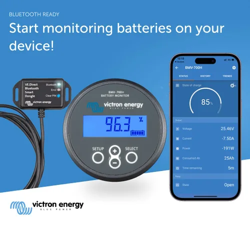 Vista 5 de Victron Monitor de la batería del auto, BMV-700H (alto voltaje)