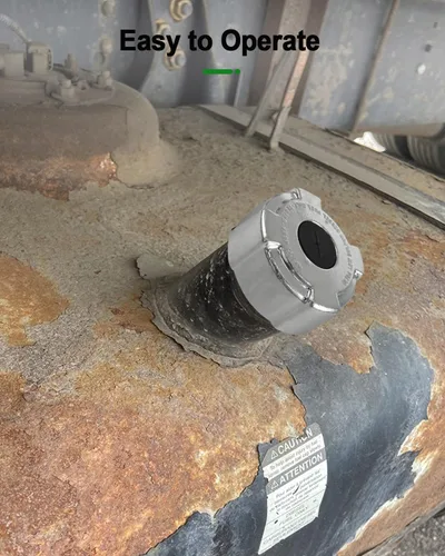 Vista 5 de Tapa del depósito de combustible para camiones Mack de alta resistencia, repuesto 16MF325 20828883 MAK16MF325 Tapa del depósito de combustible