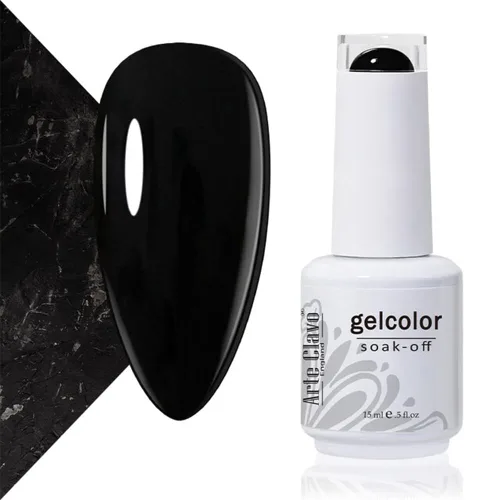 Vista 8 de Arte Clavo Pearlescent Nude Gel Nail Polish 15ml - HEMA Free Soak off UV LED Nail Gel for Manicure, DIY Nail Art, Home Salon Use 11029