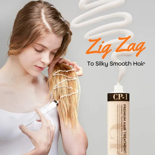 Vista 6 de CP-1 Mascarilla capilar de queratina prémium para el cabello para proteger el calor seco con sistema de reparación de proteínas de ceramida, 0.8 fl