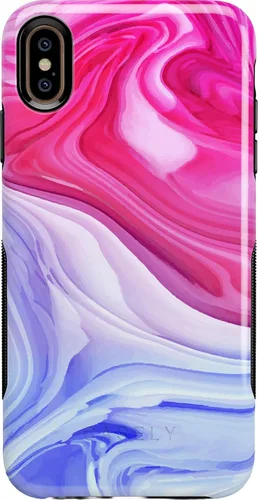 Vista 15 de Casely Funda para iPhone Xs Max Funda con estampado de festival (solo buenas vibraciones)