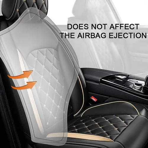 Vista 7 de Leather Car Seat Cover Sets for Mazda 626 I Coupe, 1980-1982, Split Bench Back Seat Covers - Full Set Cushion Front Rear Seat, Vehicle Seat Covers
