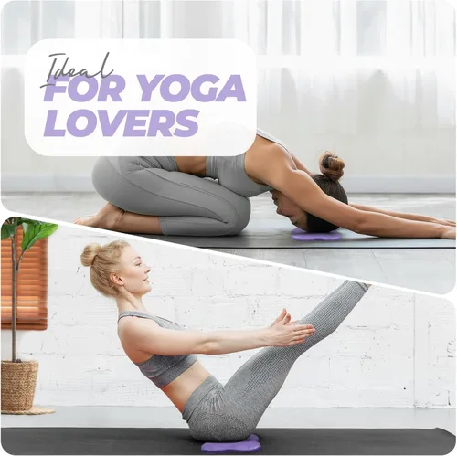 Vista 6 de Yes4All Yoga Knee Pads, Thick Cushion for Knee & Elbow, Set of 2 B. Púrpura