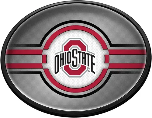 Vista 33 de The Fan-Brand NCAA Alabama Crimson Tide: Letrero de pared ovalado con luz – Decoración de fútbol, baloncesto, béisbol y deportes universitarios