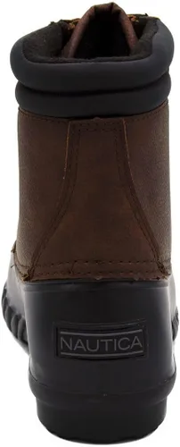 Vista 3 de NAUTICA Mens Duck Boots Waterproof Shell Insulated Snow & Rain Boot -Lace-Up Winter Shoe- Channing (WideMedium Width)