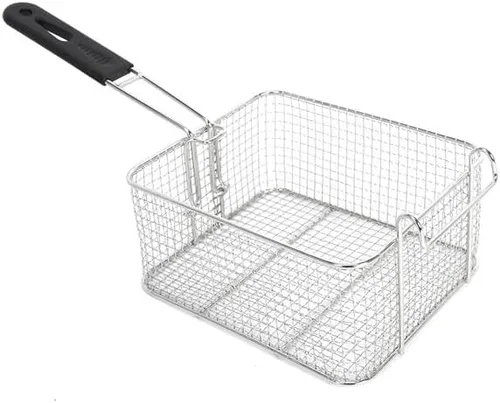 Vista 6 de Freidoras eléctricas de grasa profunda con cesta extraíble Freidoras de aceite eléctricas de doble tanque de cocina Máquina de freír 5000W MAX