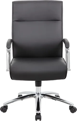 Vista 6 de Boss Office Products (BOSXK Silla Ejecutiva Moderna de Conferencia, Negro, B696C-BK)