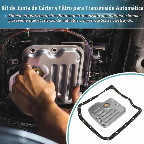 Vista 3 de uxcell 3533008010 1 Set filtro de transmisión cárter aceite para Toyota