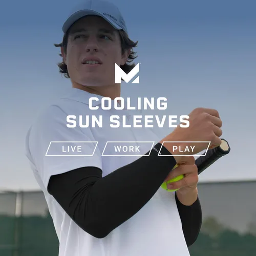 Vista 6 de MISSION Cooling Sun Sleeves - Lightweight, Stretch Fabric - Cools Up to 2 Hours - UPF 50 Sun Protection - Machine Washable