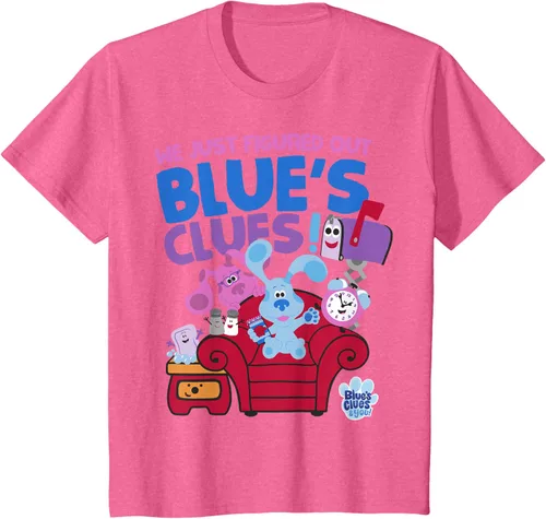 Vista 49 de Blue's Clues & You Group Shot Just Figured Out Blue's Clues Camiseta Negro