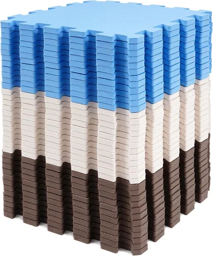 Vista 8 de BalanceFrom Foam Floor Tiles for Kids - Non-Toxic Comfortable Baby Play Mat and Interlocking Foam Tiles for Crawling & Development, Soft Play Mat
