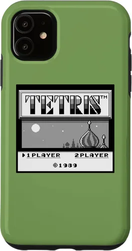 Vista 6 de Funda con pantalla para iPhone 12 mini Tetris 1989