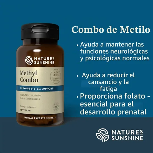 Vista 2 de Nature's Sunshine Metil Combo 60 Cápsulas