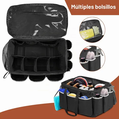 Vista 2 de HODRANT Bolsa de detalles extra grande con fondo duro de EVA impermeable