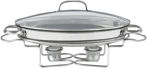 Vista 3 de Cuisinart 7BSRT-31 - Colección Classic Entertaining de 12 pulgadas, servidor rectangular de buffet de 5 cuartos de galón, acero inoxidable