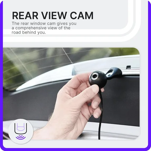 Vista 7 de Nextbase 622GW Gen 2 - Paquete de cámara de tablero frontal y trasera con cámara de ventana trasera, cámara 4K UHD para tablero con Wi-Fi