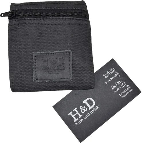 Vista 3 de Hide & Drink, Bolsa de condón de lona encerada resistente al agua, bolsa de bolsillo con tecnología Change Valuables, regalo clásico para socios