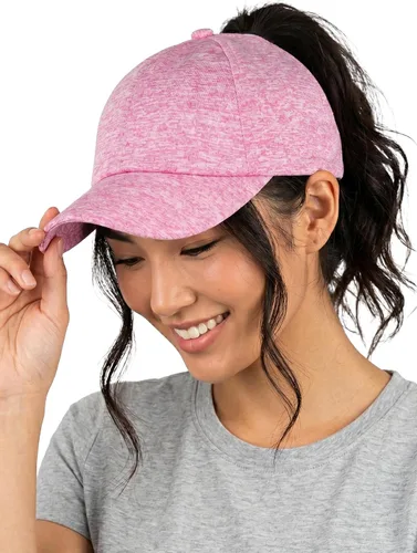 Vista 127 de Funky Junque - Sombrero de cola de caballo para mujer, gorra de béisbol con ajuste ajustable y cola de caballo alta cruzada para uso diario Paquete