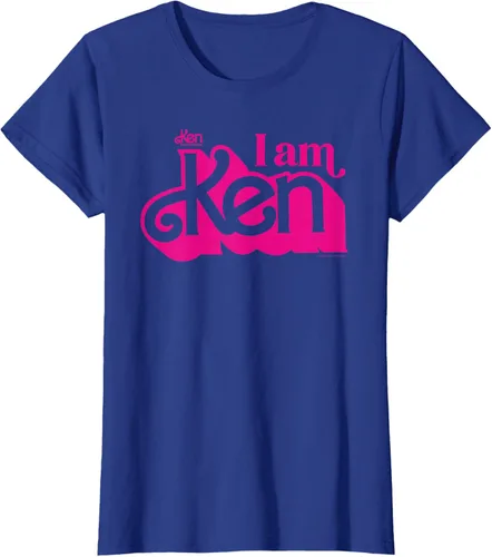 Vista 5 de Camisetas y camisetas de Barbie The Movie I Am Ken para hombres y mujeres Negro