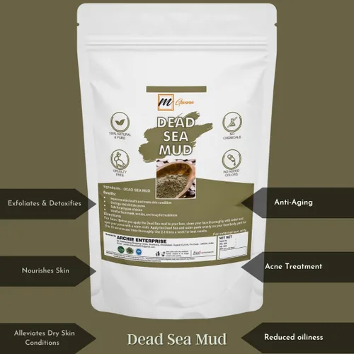 Vista 5 de Polvo de barro/arcilla del Mar Muerto 100% natural para antienvejecimiento y reafirmante de la piel, cremas, máscaras faciales, exfoliantes y jabón