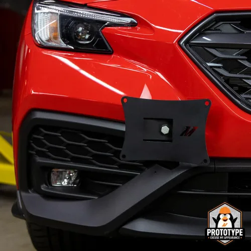 Vista 7 de Mishimoto Kit de reubicación de matrícula para Subaru WRX 2022+/Crosstrek
