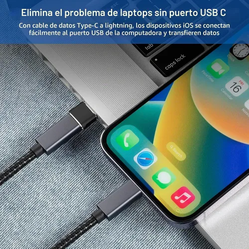 Vista 4 de Adaptador USB a USB C 4 Pcs Negro, Carga Rápida, Transferencia y Tipo C OTG