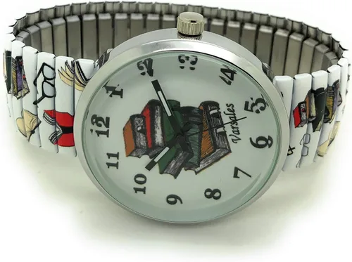 Vista 2 de Varsales Reloj de moda analógico de cuarzo con banda elástica para mujer