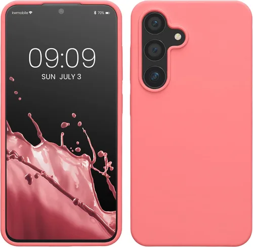 Vista 250 de kwmobile Funda compatible con Samsung Galaxy S9 - Funda de silicona TPU con acabado suave - Blue Reef