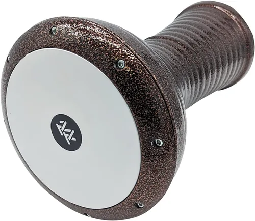 Vista 5 de La Darbuka Doumbek Zaza Percussion Wave de Estilo Egipcio de 17'' (Cobre)