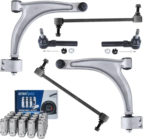 Vista 389 de Detroit Axle - Kit de brazos de control de extremo de 8 piezas para Toyota 2001-2003 Highlander 2002-2003 Camry Lexus ES300, 2 conjuntos de brazos