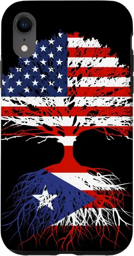 Vista 25 de Puerto Rico Boricuas Roots - Carcasa para iPhone 17, diseño de bandera estadounidense de Puerto Rico