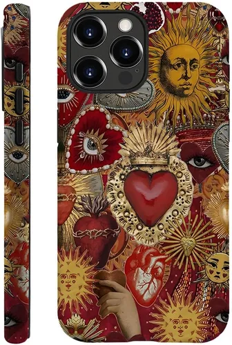 Vista 9 de Funda compatible con iPhone 11, resistente a arañazos, funda híbrida de 2 capas con carcasa dura, diseño de cocoteros de playa de verano