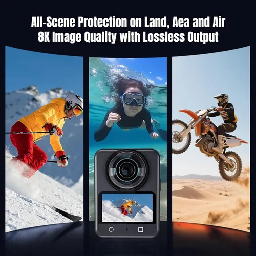 Vista 5 de Coyktonty Protector de lente/cubierta protectora de lente para DJI Osmo 360, dureza 9H alta transmitancia, resistente al agua a prueba de polvo