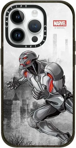 Vista 163 de CASETiFY Funda para iPhone Air, compatible con MagSafe Marvel VS CoLab Protección contra caídas de grado militar 4x de 8.2 pies Funda Capitán