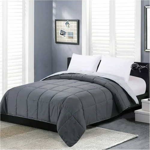Vista 13 de Homelike Moment Edredón tamaño king - Inserto de edredón beige, alternativa al plumón, edredón ligero para cama king, ropa de cama ligera