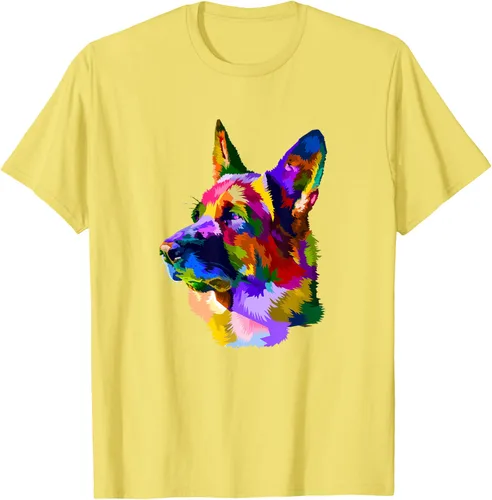 Vista 42 de Camiseta para dueño de perro de pastor alemán, Negro