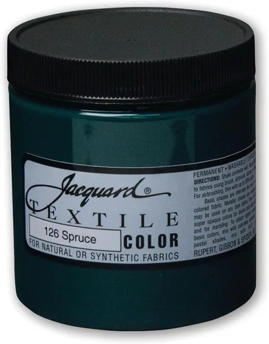 Vista 20 de Jacquard Pintura Textil 8 Oz Negro