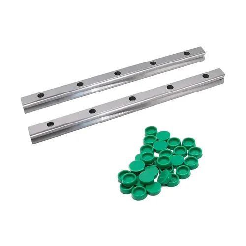Vista 4 de Linear Guides, Linear Motion Slide Guides Linear Guide Rail 2pcs HGR25 Length 300-1000mm + 4pcs Slider Blocks HGW25CC Set(300mm)