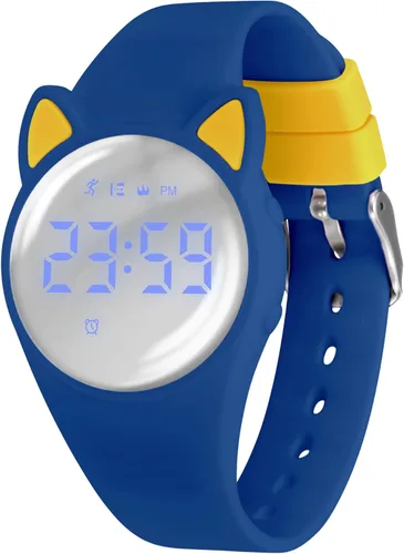 Vista 14 de NN BEN NEVIS Reloj digital para niños y niñas, reloj deportivo con rastreador de fitness, reloj despertador, cronómetro, sin aplicación y resistente