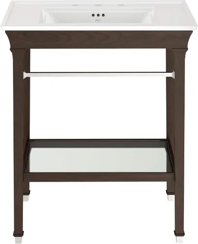 Vista 7 de American Standard 9056030.476 Town Square S - Lavabo para lavabo, color cereza oscuro
