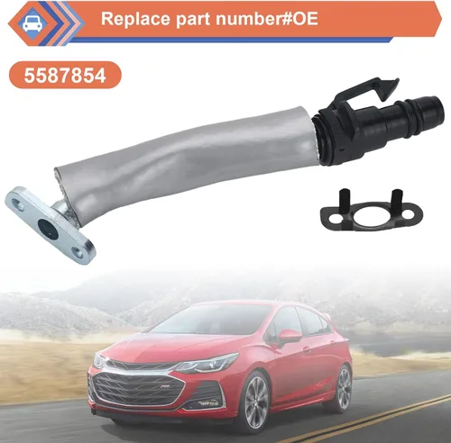 Vista 2 de Tubo de retorno de aceite del turbocompresor compatible con Chevy Buick Vehicle Cruze Sonic Trax Encore 1.4L, línea de retorno de aceite