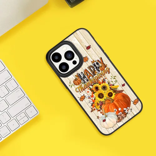 Vista 3 de Funda para iPhone 16, 15, 14, 13, 12, 11 Pro Max, Galaxy S25, S24, S23, S22, S21, FE, Ultra A16, A15, A14, A54, Moto Pixel, otoño