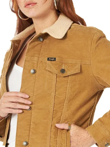 Vista 3 de Wrangler Chaqueta Sherpa de ajuste holgado para mujer