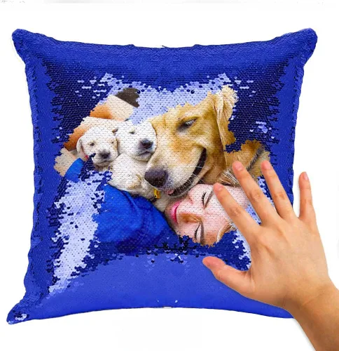 Vista 14 de Almohadas de lentejuelas personalizadas, fundas de cojín decorativas, regalos con fotos personalizadas para mamá, mejor amiga, familia, cualquier