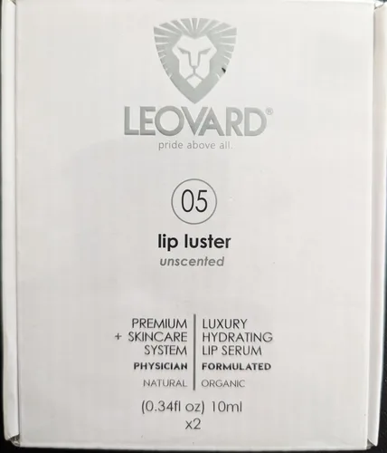 Vista 7 de Leovard Lip Luster - Bálsamo labial de ácido hialurónico hidratante - Tratamiento hidratante de labios natural orgánico, suero labial hidratante