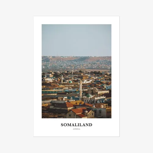 Vista 2 de Impresión de Somalilandia, póster fotográfico de Somalilandia, arte de pared de viaje de Somalilandia, Somalilandia, impresión de fotografía