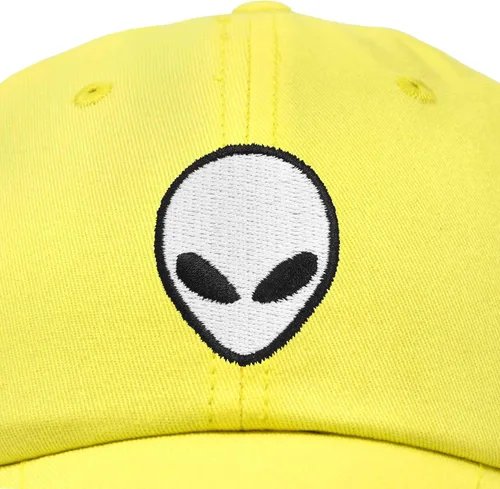 Vista 2 de DALIX Alien Head Gorra de béisbol para hombre y mujer